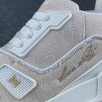 LV Trainer Beige Monogram Denim