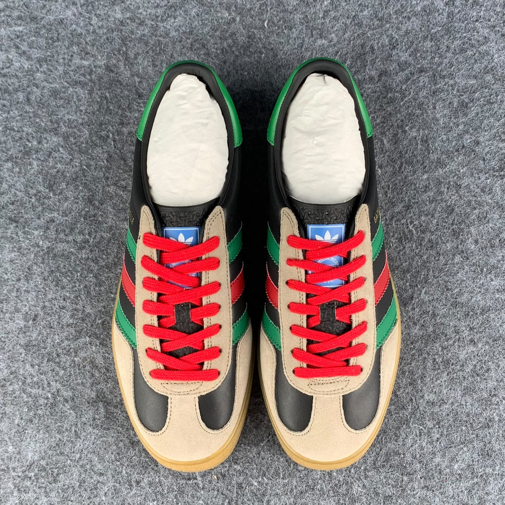 Adidas x Gucci Gazelle 'Black Green Red'