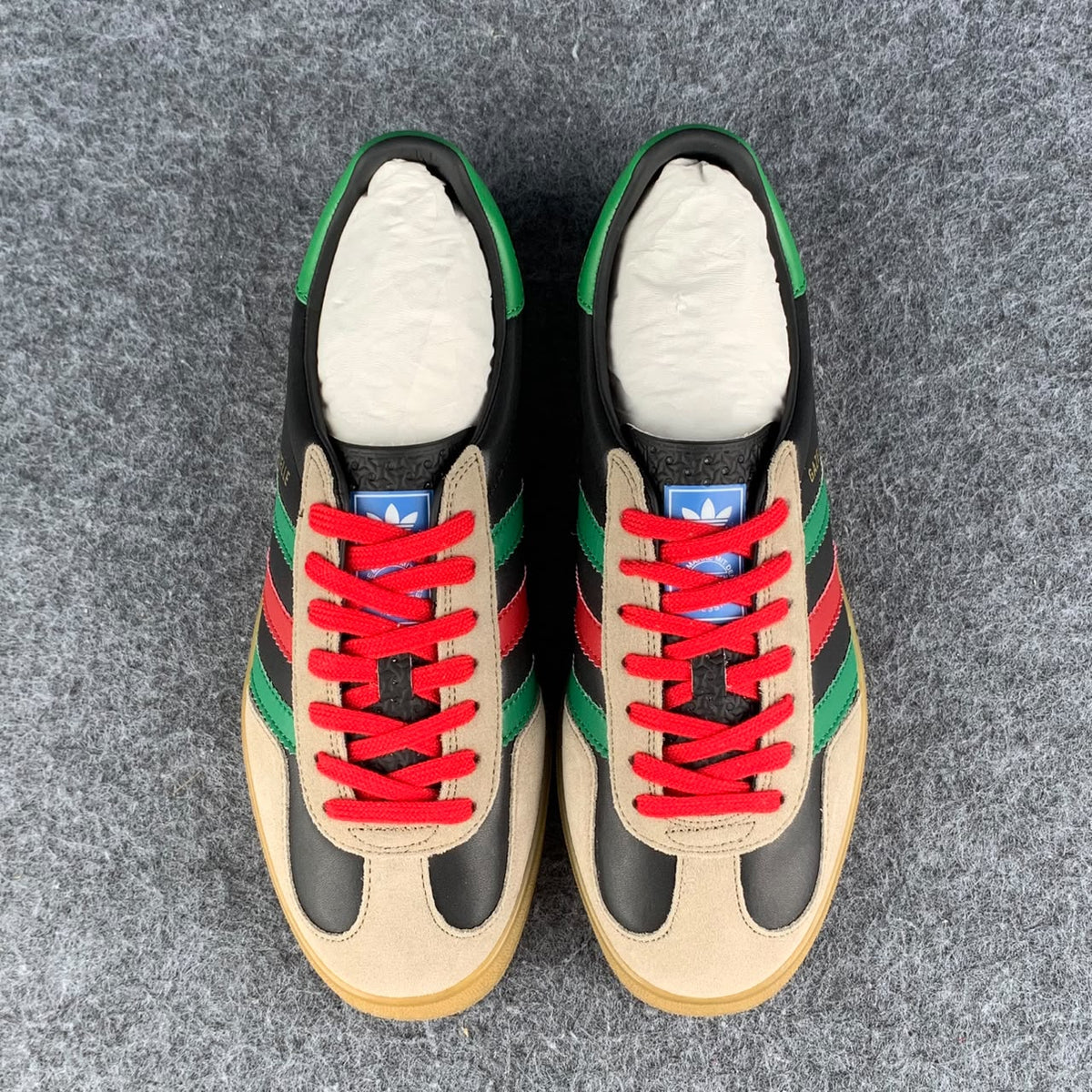 Adidas x Gucci Gazelle 'Black Green Red'