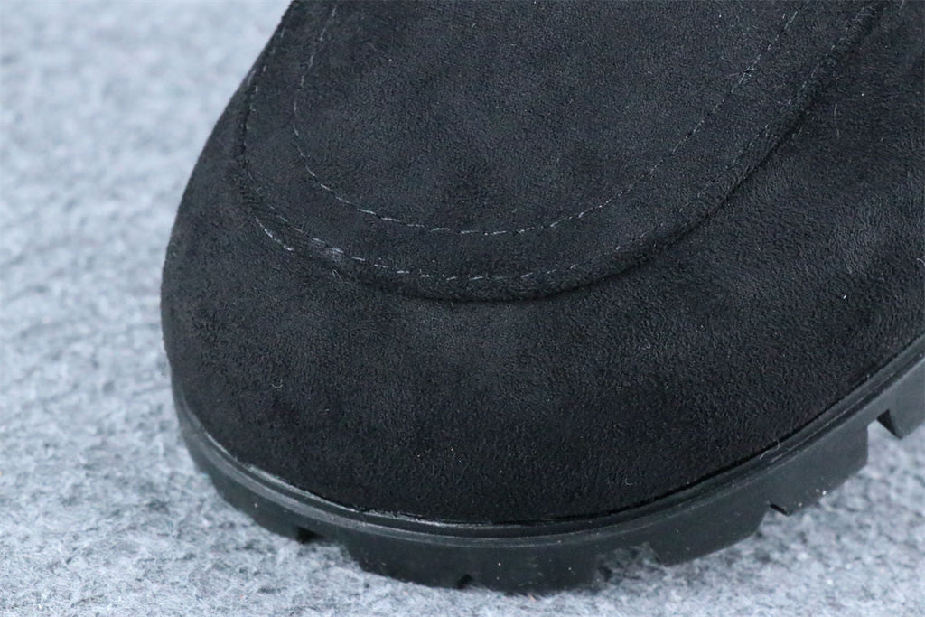 Prada Triangle Logo-Plaque Shearling Backless Loafer