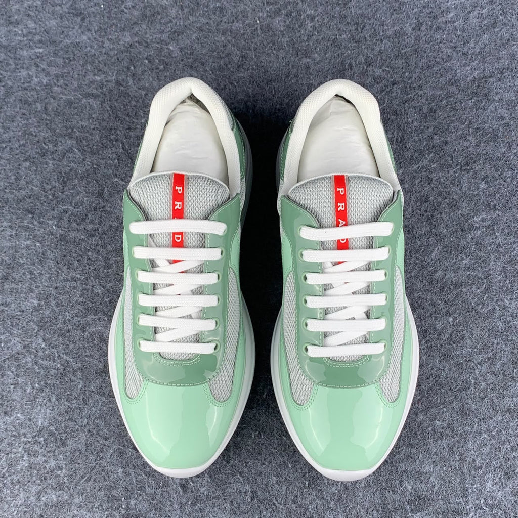 Prada America's Cup Sneakers 'Green White'