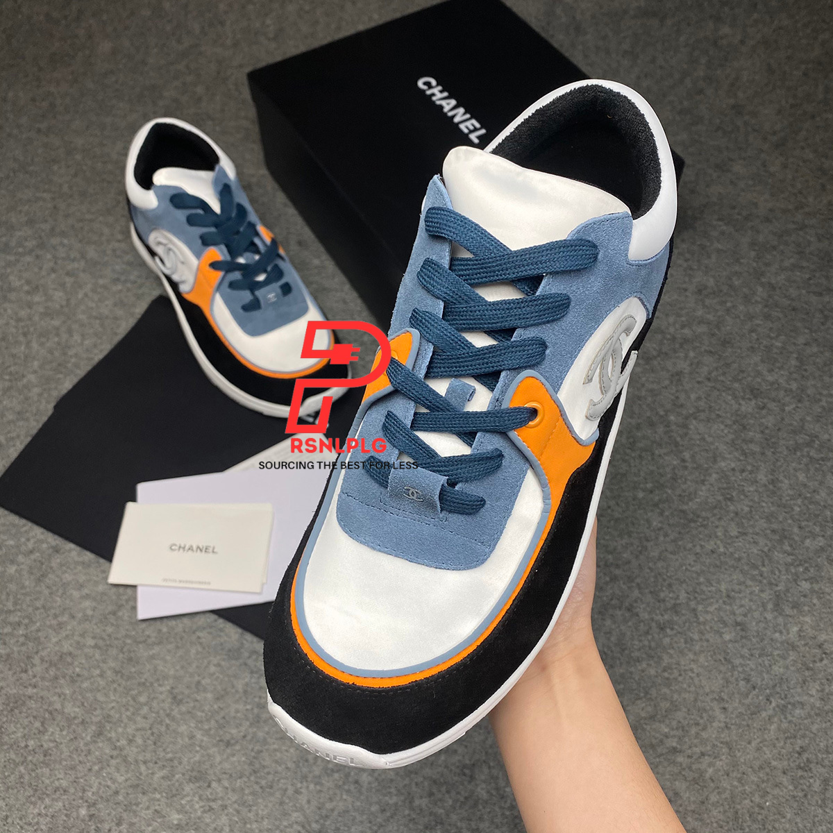 Chanel Wmns Sneaker 'White Navy'