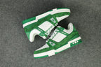 LV Trainer 'Green Monogram Denim'